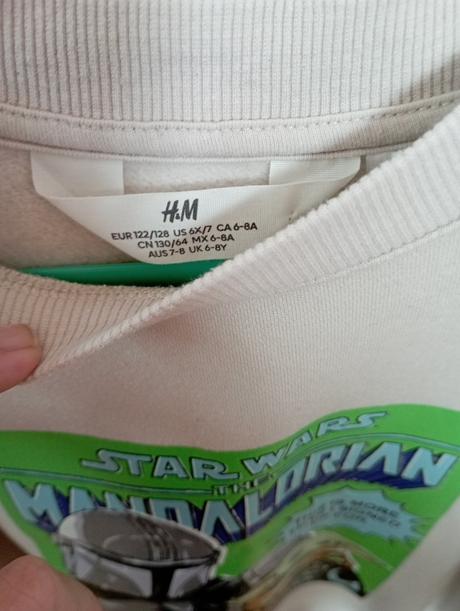 Mikina mandalorian, h&m,122