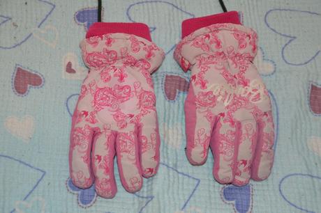 Prstové zimní rukavice barbie, 122
