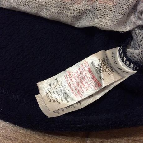 Teplá huňatá mikina s dinem, primark,122