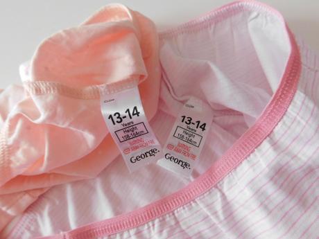 Dívčí bavlněné kalhotky, george,164