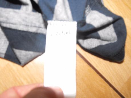 Pruhované tričko so šálovým golierom rebel, rebel,116