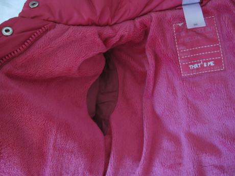 Teplá zimní bunda + čepice + rukavice, c&a,86