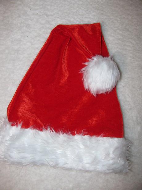 Vánoční velurová čepice, 128