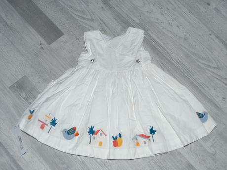 Bavlněné vyšívané šaty s podšívkou, marks & spencer,74