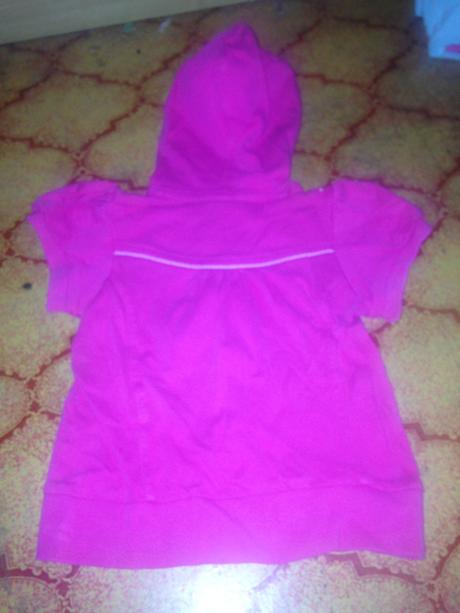 Dívčí tričko s kapucí květ, srdíčka vel. 86 - 92, dopodopo,86