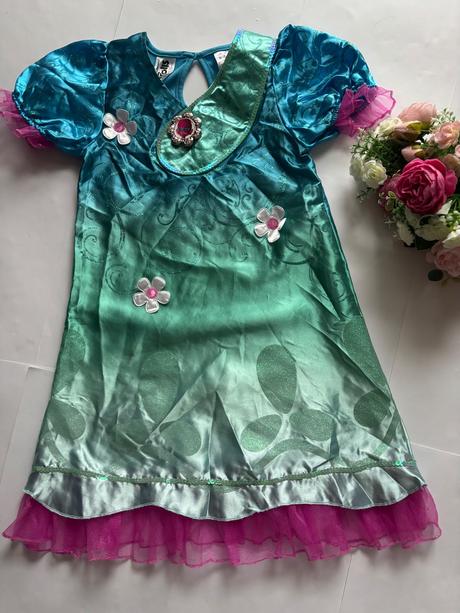 An21/ kostým šaty troll - v.5/6 let,