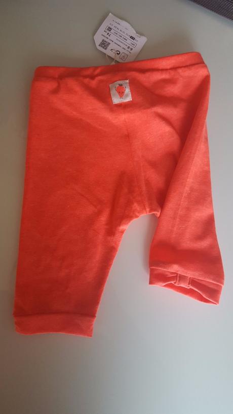 Dětské 3/4 kalhoty/kraťasky /legí zara nove neon, zara,74