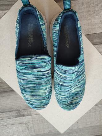 Modré boty skechers, velikost 36,5, 37