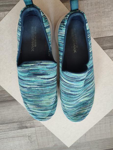 Modré boty skechers, velikost 36,5, 37