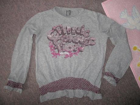 Tunička s nápisem a žabičkováním 110/116, zara,110