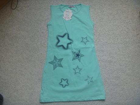 Nové mint šaty bez rukávu zn. walenti kids v. 128, 128