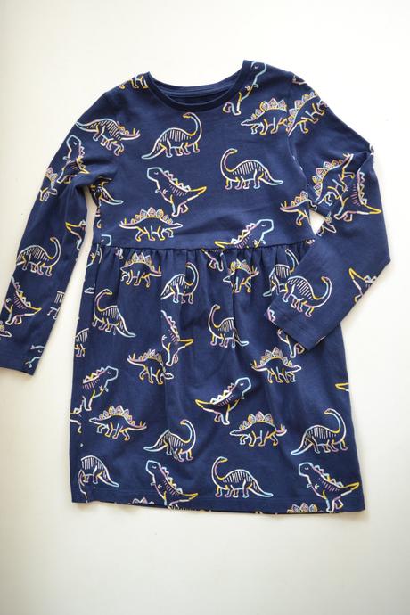 Bavlněné šatičky s dinosaury, marks & spencer,116