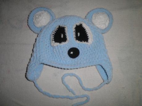 Zimní čepice "myška", 80