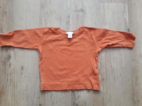 Tričko 74 dlouhý rukáv, h&m,74