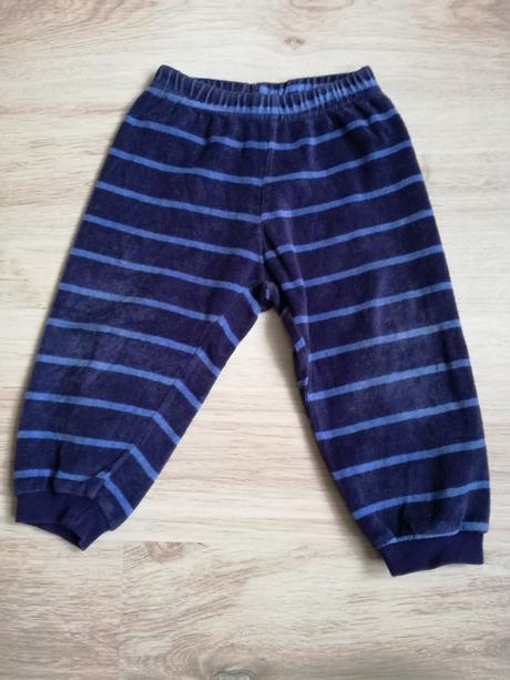 Dětské proužkaté tepláky, lupilu,74