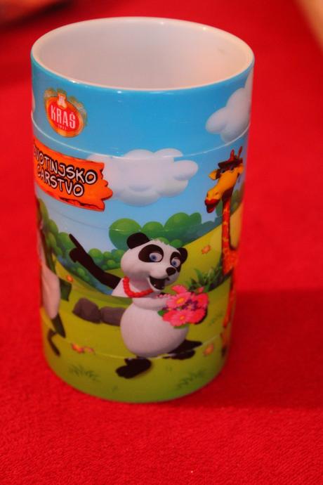 Dětský plastový puzzlový hrníček puzzle zvířátka,