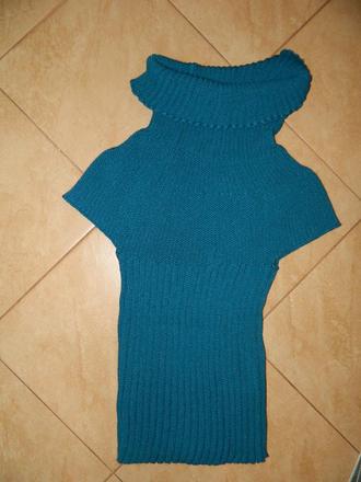 Modrý rolák - krátký rukáv, 38