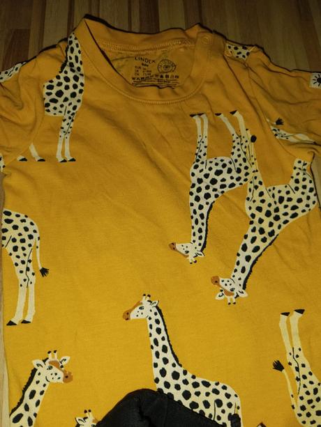 Body s žirafy+ kraťasy 74 lindex, lindex,74