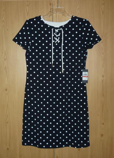 Puntíkované dámské šaty tommy hilfiger, tommy hilfiger,xs