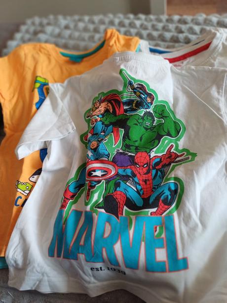 6x tričko, marvel,110