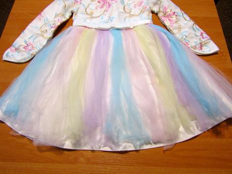 Karnevalový kostým -slavnostní šatičky vel 116-122, 