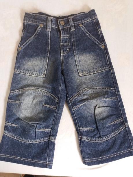 Dzinove kraťasy bermudy 110/116, 110