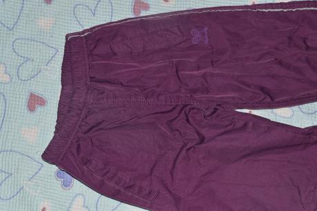 Oteplené kalhoty, šusťáky, do školky, družiny, 134