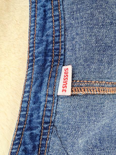 Modrá džínová sukně od 3 suisses ve velikosti s, s