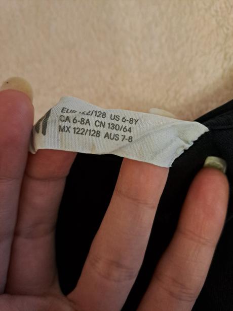 Tričko motýlkové vel. 6-8 let, h&m,122