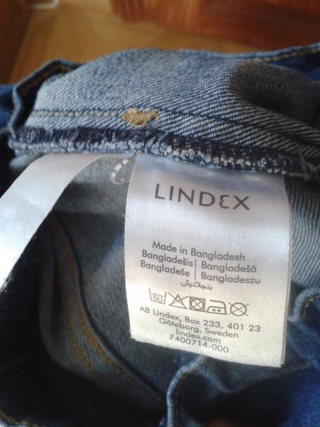 Džíny s elastanem lindex kupované nové pc 600 kč, lindex,110