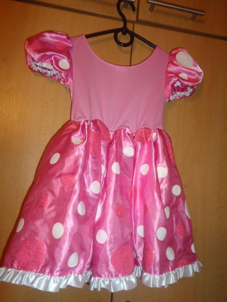 Karneval - kouzelné minnie šaty - 4 roky,