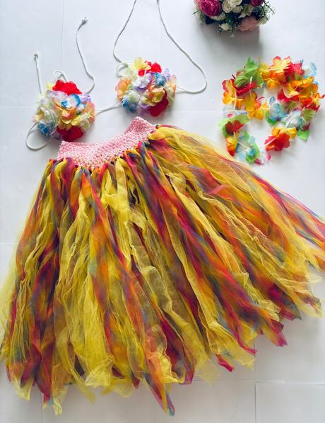 An9/ kostým havajská tanečnice- v.cca 10-15 let, 