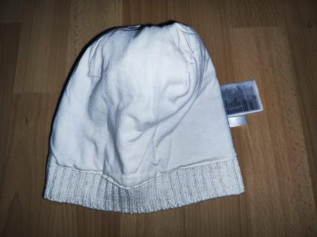 Třpytivá bílá čepice h&m 110-128, h&m,122