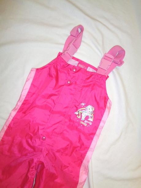 Nepromokavé šusťákové kalhoty s poníkem, okay,116