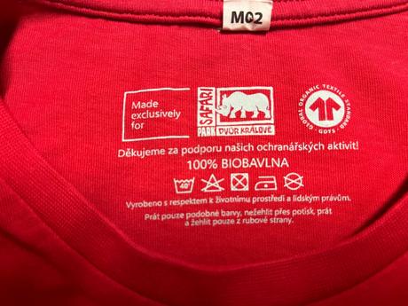 Tričko ze safari zoo velikost s, s