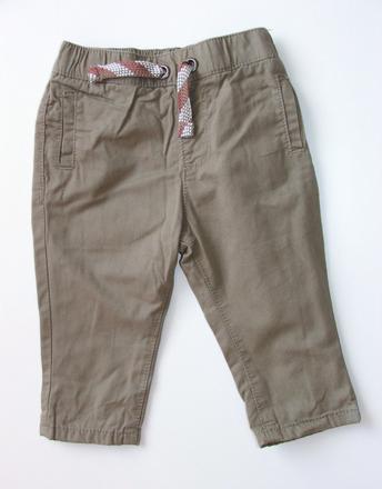 H1196 podšité bavlněné kalhoty vel. 68, nutmeg,68