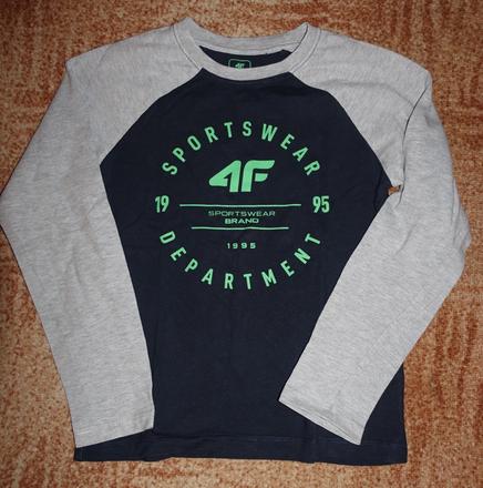 Chlapecké tričko s nápisy 4f vel. 134, 134