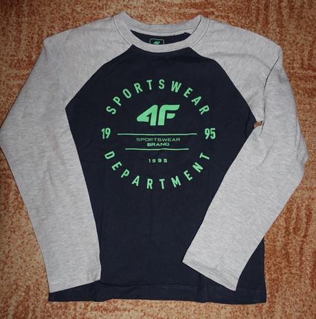 Chlapecké tričko s nápisy 4f vel. 134, 134