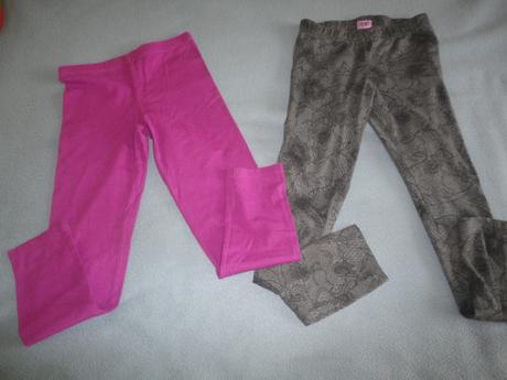 Minimálně oblečené legíny f+f, vel. 7-8 let, f&f,128