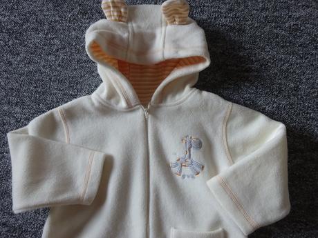 Fleesový overal s kapucí, vel. 92, 92