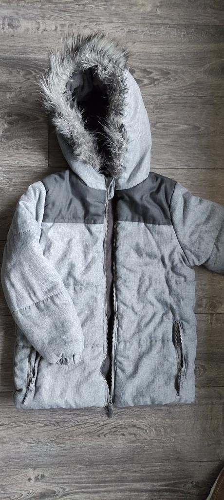 Šedá zimní bunda, pepco,116