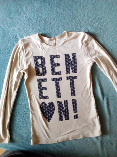 12 x tričko dlouhý rukáv, h&m,134