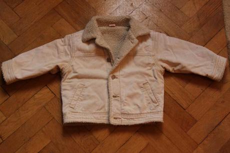 Manžestrová bunda s kožíškem, 92