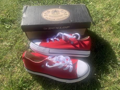 Červené boty & tenisky dunlop vel. 33, 33