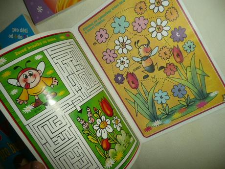 Cvičení a úkoly pro školáky předškoláky 3ks velké, 