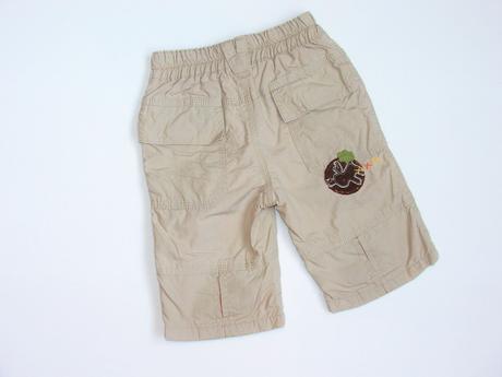 H841 podšité plátěné kalhoty vel. 68, mamas & papas,68