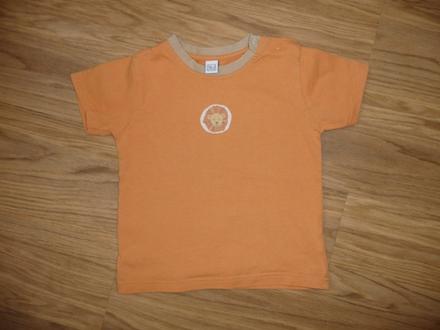 Oranžové triko tu na 18-24m- vel.92, tu,92