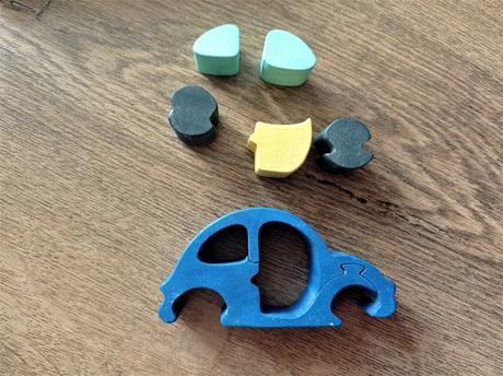 Dřevěné auto skládací,