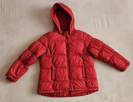 Dětský set zimní bunda a oteplovačky, vel.128/134, marks & spencer,128