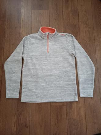 Světle šedá mikina, decathlon,146
